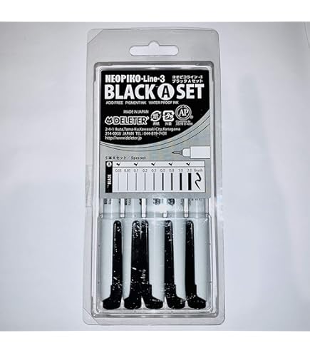 Amazon.com: Deleter Neopiko Line-2 Set of 7 Pens [Color Set 200